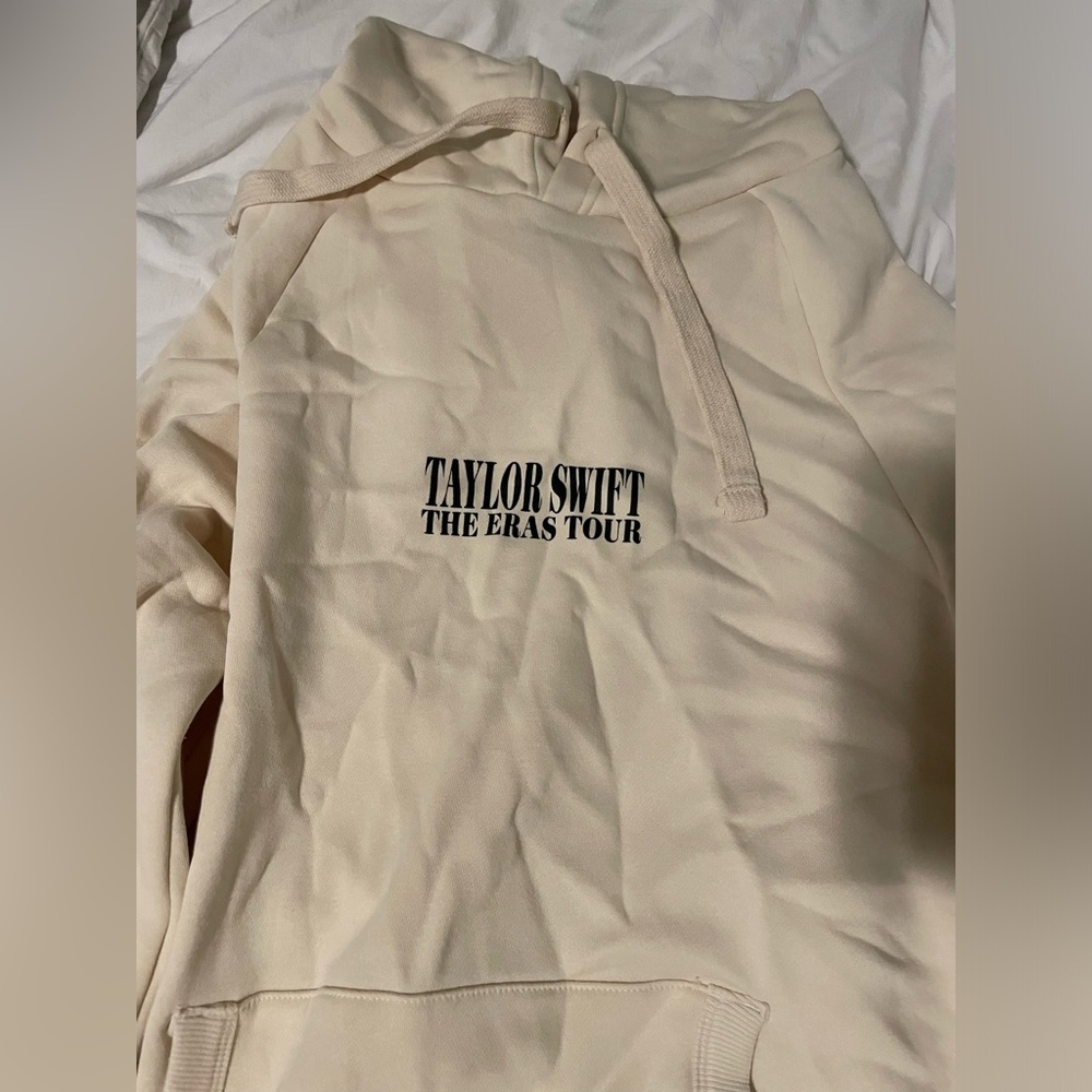 Taylor swift eras tour beige hoodie